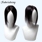 FBS Simulated Scalp Best Seller Curtain Bangs Straight Topper