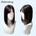 FBS Simulated Scalp Natural Color Bangs Straight Hair Topper