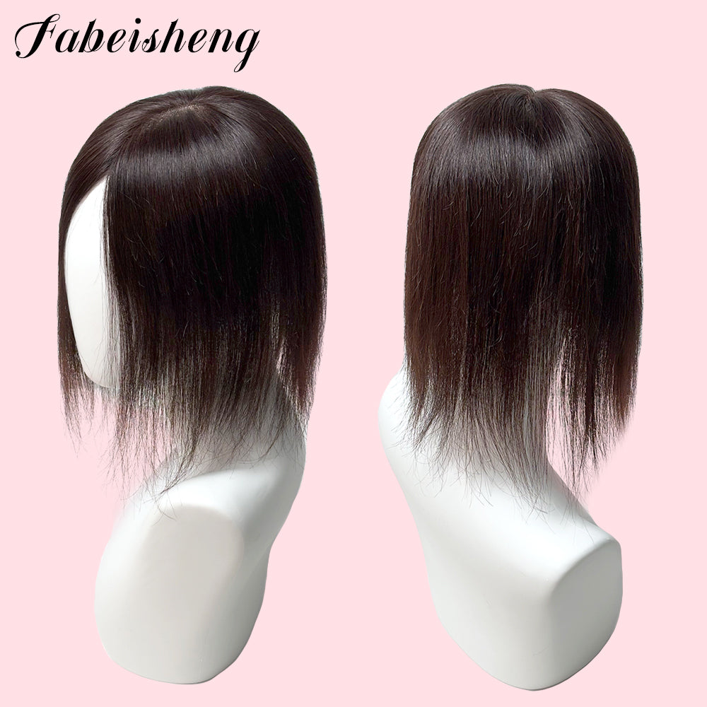 FBS Simulated Scalp Large Light Brown Hair Topper