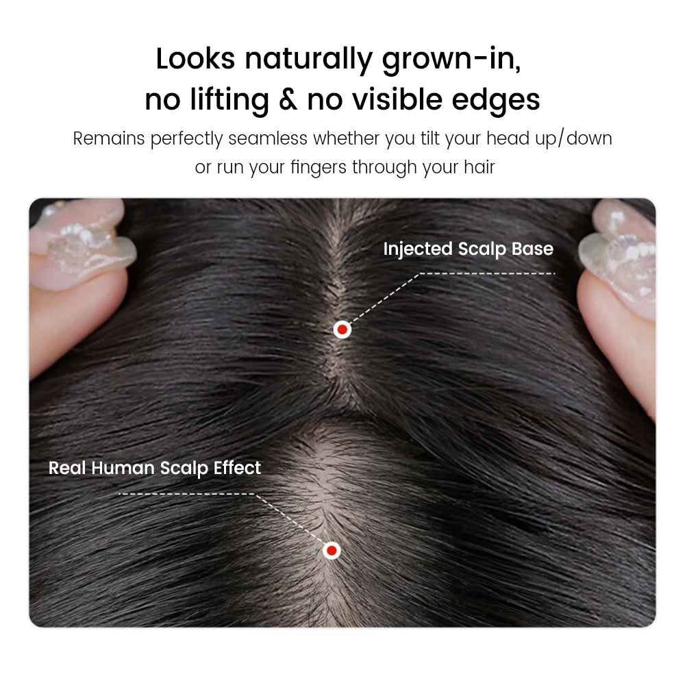 FBS Simulated Scalp Eight-Shape Bangs Hair Topper