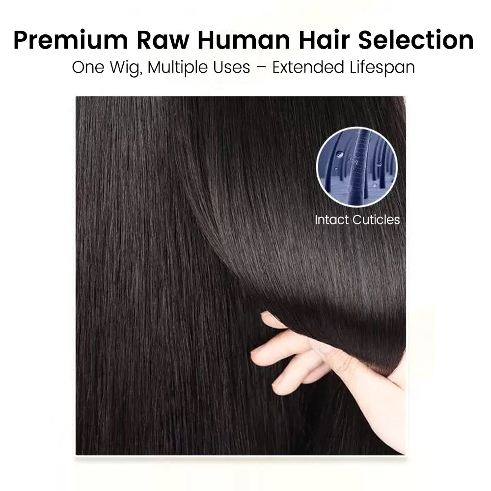 FBS Simulated Scalp Long Strip Hair Topper